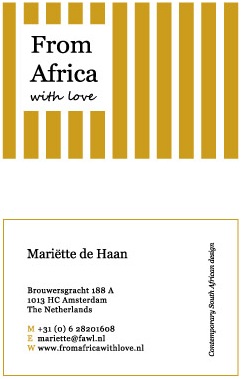 From Africa with love